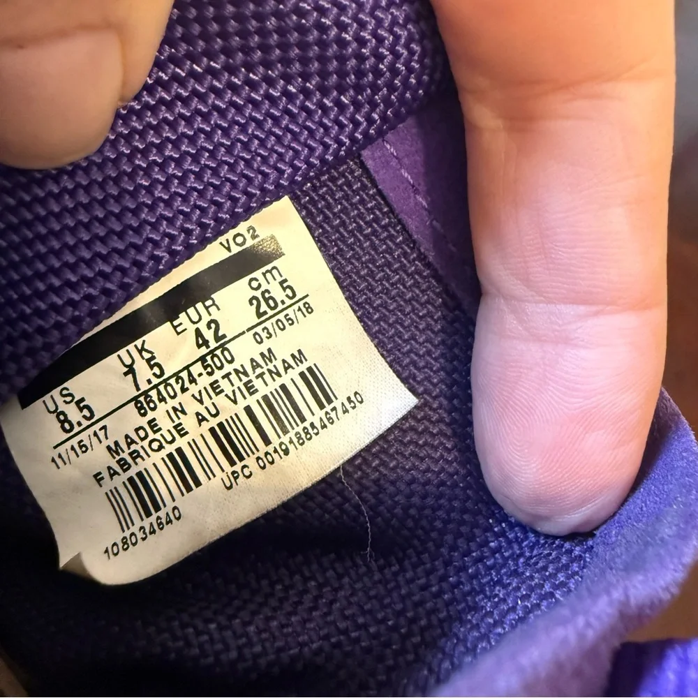 Nike SF Air Force 1 High Court Purple 864024-500 Men's Shoes Size 8.5